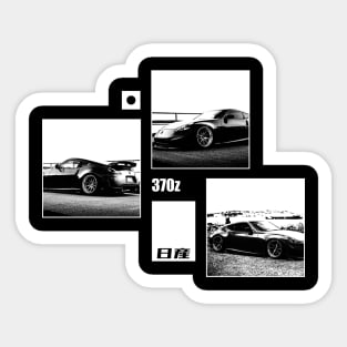 NISSAN 370Z Black 'N White Archive (Black Version) Sticker